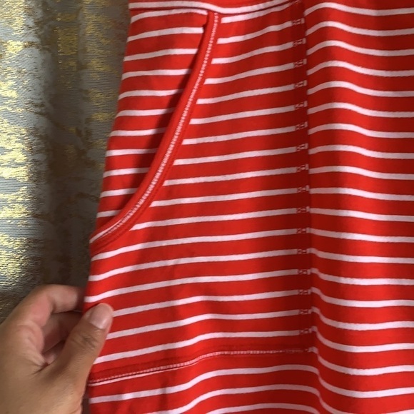 JONES New York orange/white striped tennis skirt size XL - Picture 2 of 8